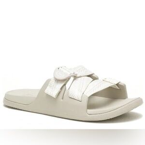 Chaco Women’s Stylish Cream Slide Sandals